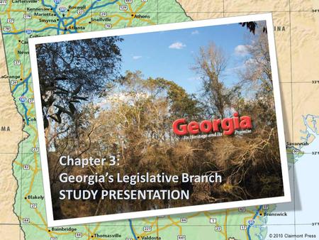 Georgia’s Legislative Branch STUDY PRESENTATION