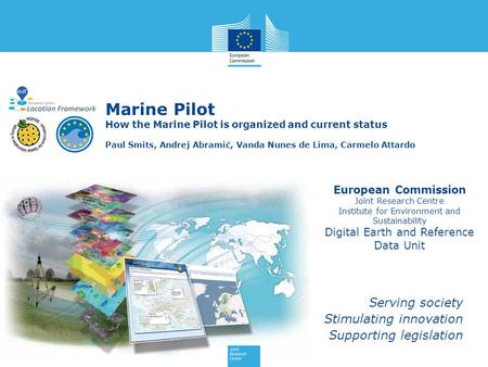 Marine Pilot How the Marine Pilot is organized and current status