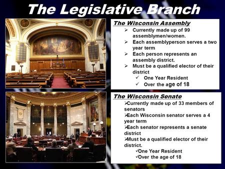 The Legislative Branch