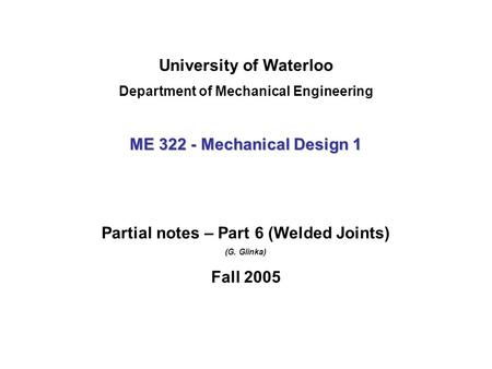 University of Waterloo