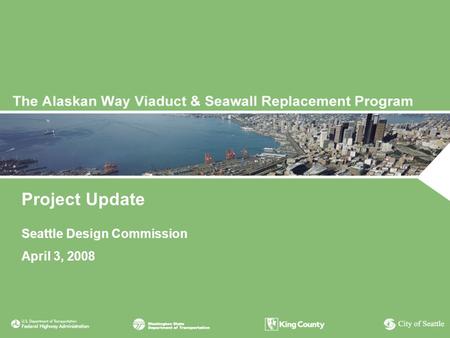 STREETSCAPE DESIGN REPORT: SOUTH HOLGATE STREET TO SOUTH KING STREET | ROMA DESIGN GROUP Project Update Seattle Design Commission April 3, 2008.