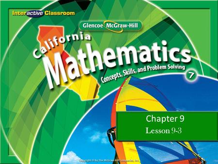 Splash Screen Chapter 9 Lesson 9-3. 1.A 2.B 3.C 4.D Solve the inequality –2x ≤ 5. Then check your solution. (over Chapter 8) A. B. C. D.