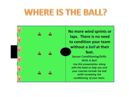 No more wind sprints or laps. There is no need to condition your team without a ball at their feet. Soccer Conditioning Drills With A Ball Use this presentation.