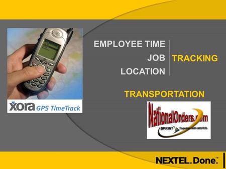 EMPLOYEE TIME JOB LOCATION TRACKING TRANSPORTATION.