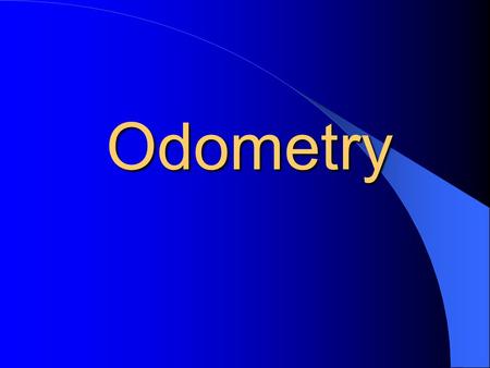 Odometry. Basic Odometry Concept Common Wheel Encoders Magnetic Pickup – used in most ABS Hall Effect Optical.