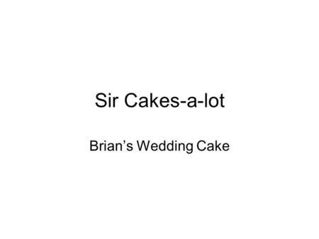 Sir Cakes-a-lot Brian’s Wedding Cake. Staging area – this is where the cakes come to cool and I put the initial layer of icing in between the cakes.