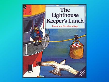 Once there was a lighthouse keeper called Mr Grinling. At night time he lived in a small white cottage perched high on the cliffs. In the day time he.