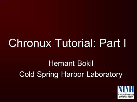 Chronux Tutorial: Part I