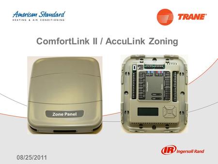 ComfortLink II / AccuLink Zoning