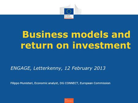 Business models and return on investment