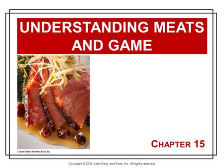 Understanding Meats and Game