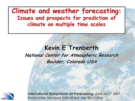 National Center for Atmospheric Research