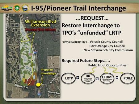 I-95/Pioneer Trail Interchange