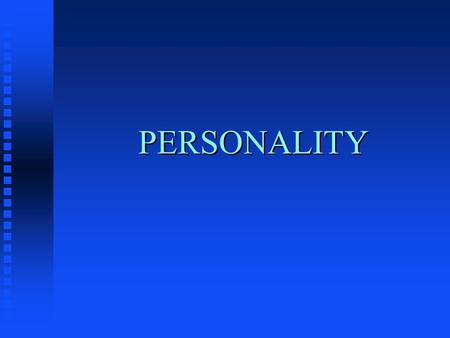 PERSONALITY. Minnesota Multiphasic Personality Inventory (MMPI) n Original development 1940 –Hathaway & McKinley n (MMPI-2 1989) MMPI-2-RF 2008 n Over.