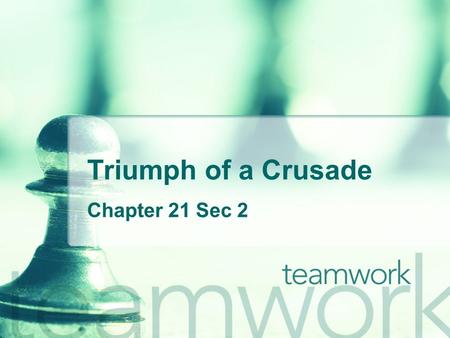 Triumph of a Crusade Chapter 21 Sec 2. I. Riding for Freedom A. Freedom Riders 1. Civil Rights activists led by James Peck drove 2 buses to test the unsegregated.