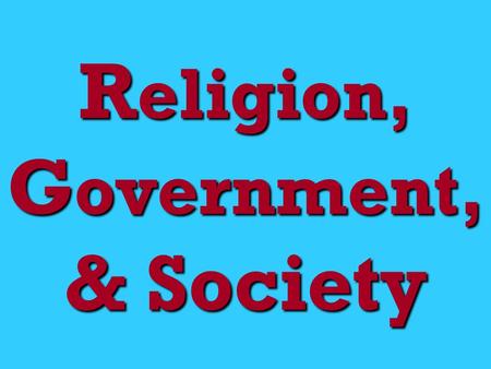 R eligion, G overnment, & Society Standards Addressed California Social Sciences Content Standards - 8.2.5 Understand the significance of Jefferson’s.