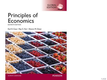 1 of 22. 2 of 22 © 2014 Pearson Education, Inc. 3 of 22 © 2014 Pearson Education, Inc. C H A P T E R O U T L I N E 14 Oligopoly Market Structure in an.