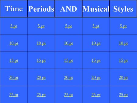 10 pt 15 pt 20 pt 25 pt 5 pt 10 pt 15 pt 20 pt 25 pt 5 pt 10 pt 15 pt 20 pt 25 pt 5 pt 10 pt 15 pt 20 pt 25 pt 5 pt 10 pt 15 pt 20 pt 25 pt 5 pt Time.