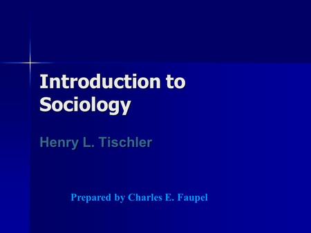 Introduction to Sociology