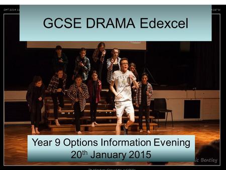 Year 9 Options Information Evening 20 th January 2015.