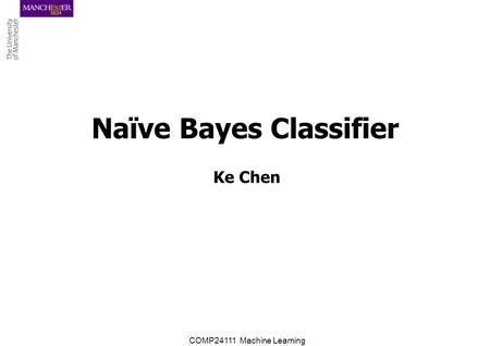 Naïve Bayes Classifier