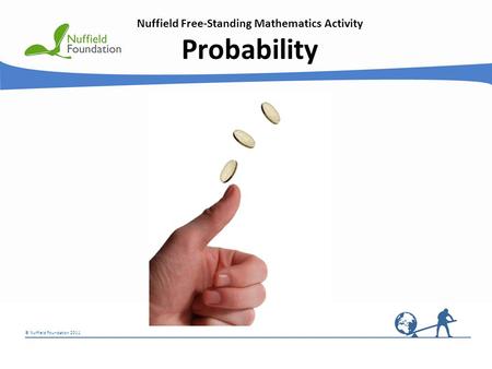 Nuffield Free-Standing Mathematics Activity