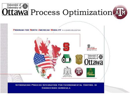 Process Optimization.