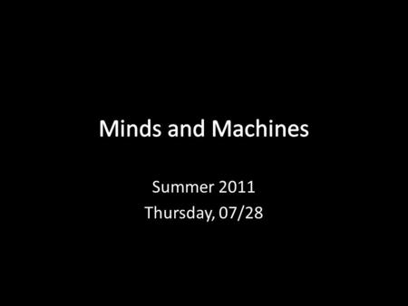 Summer 2011 Thursday, 07/28. Paper Have a clear thesis and a clear argument-strategy. Have a simple, obvious structure. Each part of the paper (paragraph,