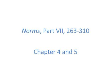 Norms, Part VII, 263-310 Chapter 4 and 5. Chapter 4: The Ministries by Which the Society Fulfills Its Mission Missionary service Interreligious dialogue.