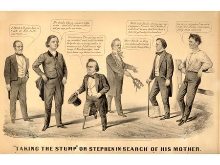 “Taking the Stump” “I think I’ll give him a trifle in New York currency.” “He looks like a smart little man and if I were not wise, I’d go my pile on.