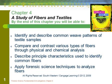 Identify and describe common weave patterns of textile samples