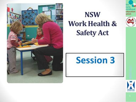 1 NSW Work Health & Safety Act Session 3 WHS Act.