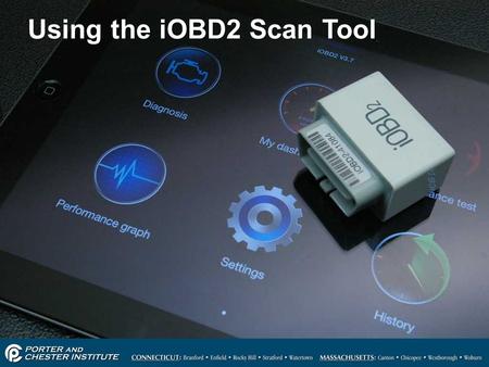 Using the iOBD2 Scan Tool