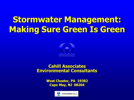 Stormwater Management: Making Sure Green Is Green