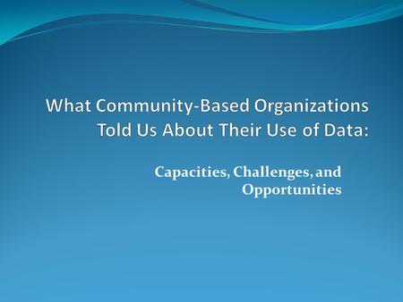 Capacities, Challenges, and Opportunities. Introduction Challenges to reducing health disparities in the United States Poor diffusion of knowledge on.