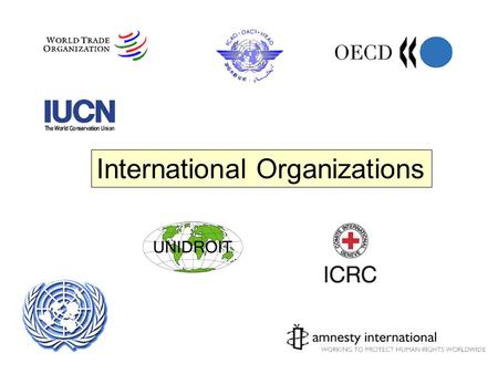 International Organizations