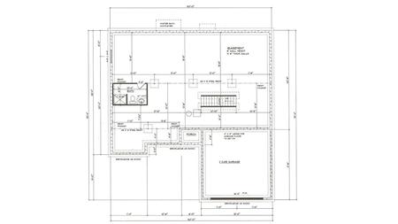 FAMILY ROOM & STAIRS Entertainment center & projection TV With pullout drawers Maximize under stairs space Half-wall, railing & spindles NOTES: Open room.