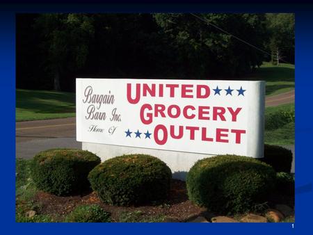 1. 2 Our Mission : TO SERVE our CUSTOMER with an exciting and extreme value shopping experience. our SUPPLIERS by being the best retail grocery liquidator.