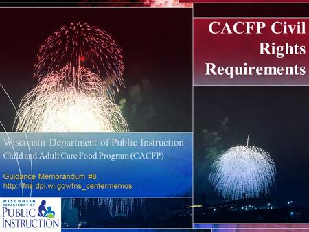 CACFP Civil Rights Requirements