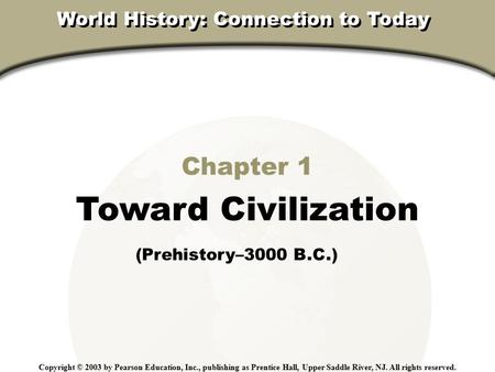 World History: Connection to Today