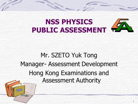 NSS PHYSICS PUBLIC ASSESSMENT