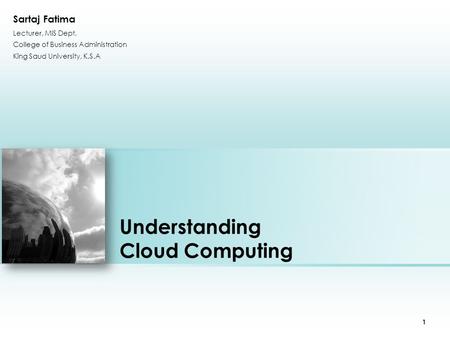 Understanding Cloud Computing