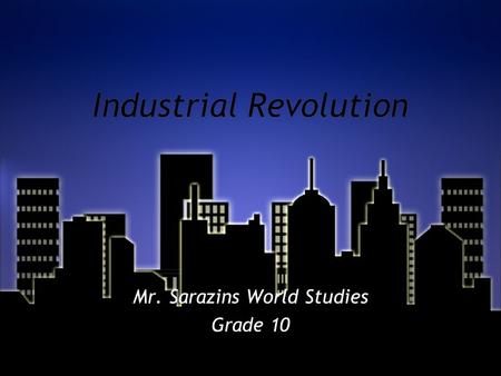 Industrial Revolution