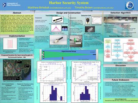 Harbor Security System Matthew Birkebak Timothy Brown Proposed location for laser security gate in Portsmouth.