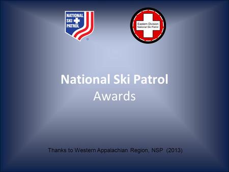 National Ski Patrol Awards