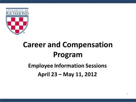 Career and Compensation Program