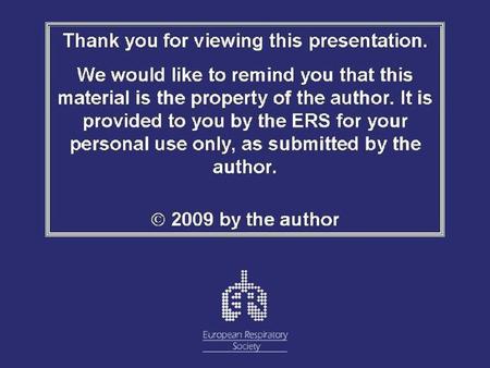 Thank you for viewing this presentation. We would like to remind you that this material is the property of the author. It is provided to you by the ERS.