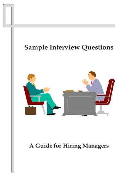 Sample Interview Questions