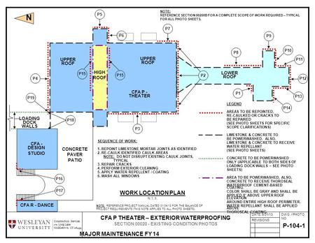 NOTE: REFERENCE PROJECT MANUAL DATED 01/04/13 FOR THE BALANCE OF PROJECT REQUIREMENTS (THIS NOTE APPLIES TO ALL PHOTO SHEETS). DWG. / PHOTO. NO. DATE: