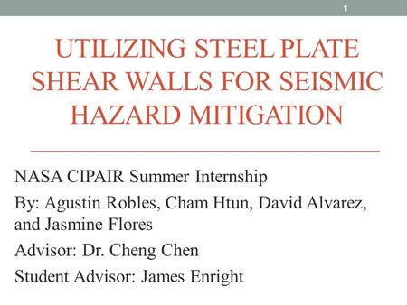 Utilizing Steel Plate Shear Walls for Seismic Hazard Mitigation